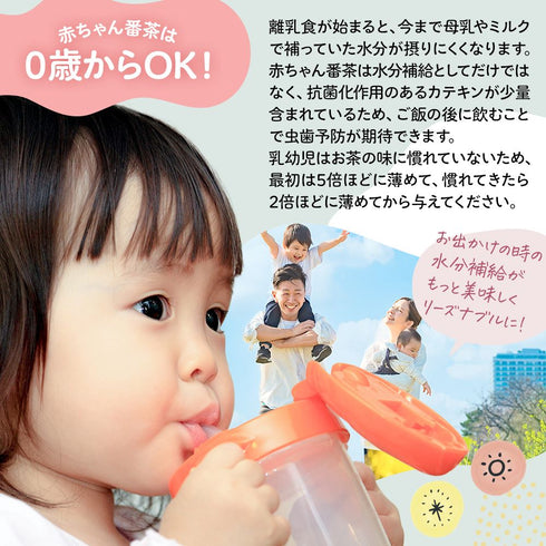 【メール便ギフト】太陽さんさん赤ちゃん番茶 農薬・化学肥料未使用 30個入